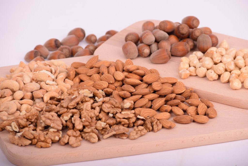 Nuts can provide protein for a workout.