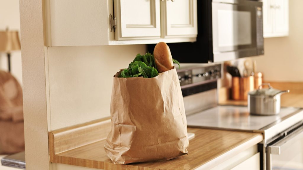 Boosting foods in a bag on the counter | Bring Dinner Back